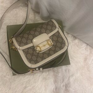 Gucci Beige and Cream Crossbody Bag